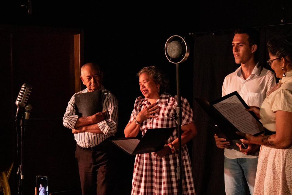 Momento do espetáculo  ´´´´"Rádio Maturidade: As canções de nossas vidas" (Foto: Divulgação)